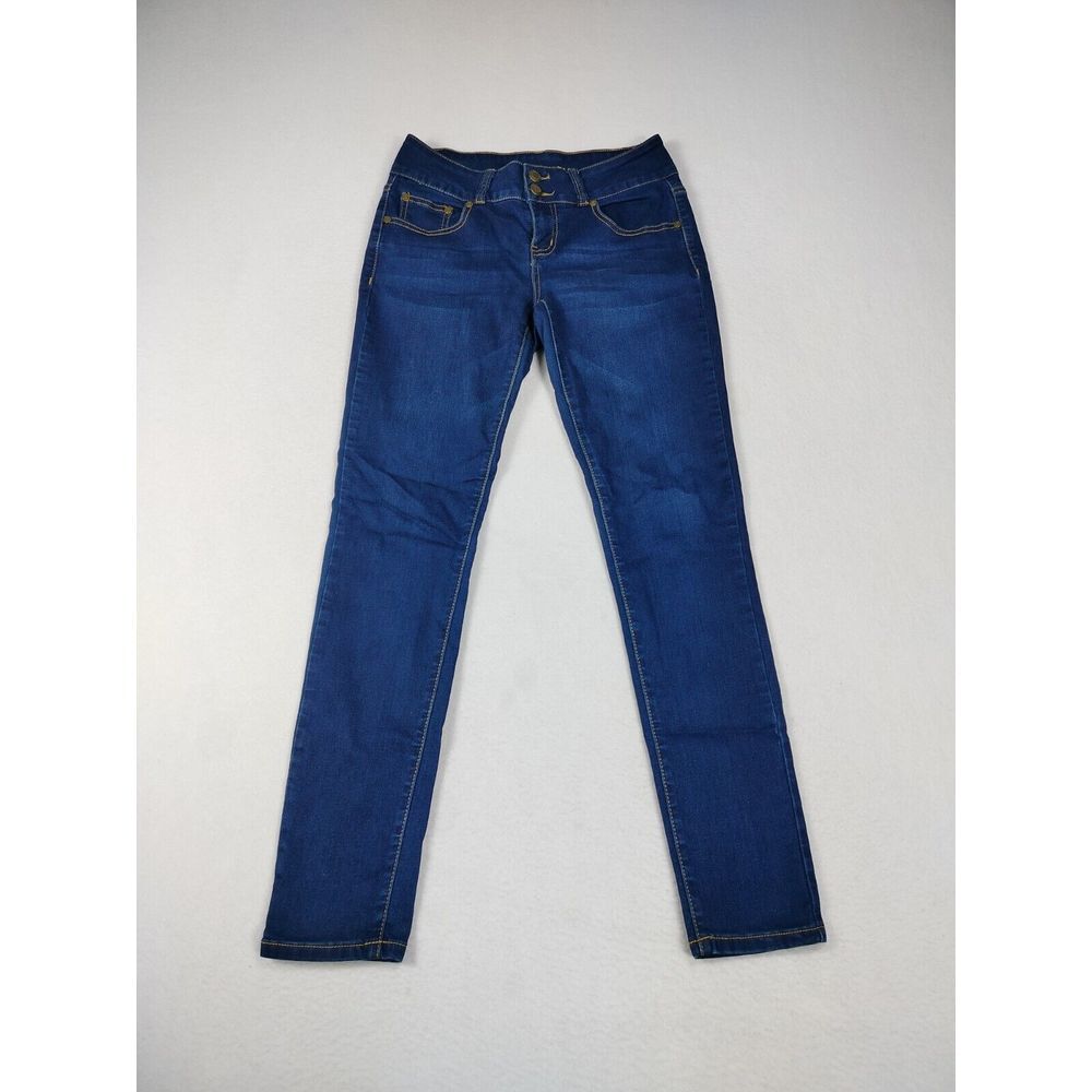 Copper Key Jeans Woman's 9 Stretch‎ Denim Blue Straight Leg Westercore Cowgirl